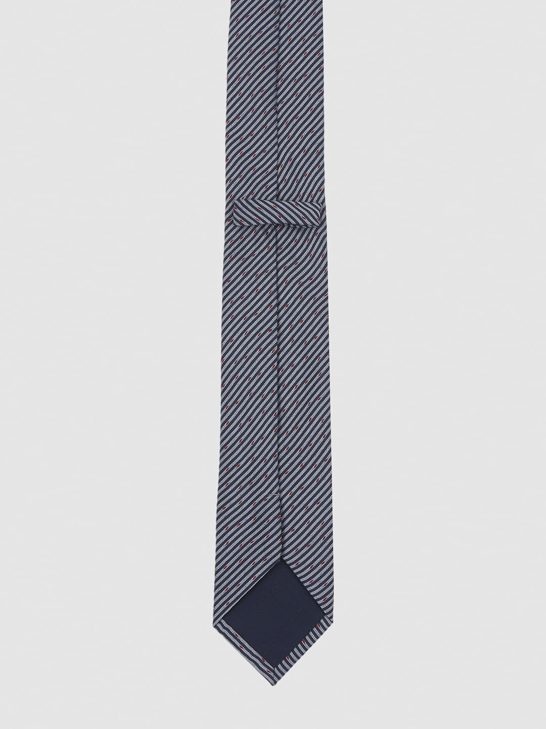 Dark Navy Printed Tie