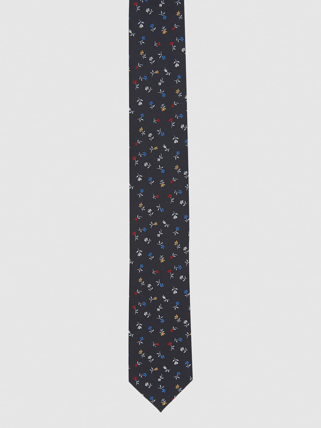 Black Printed Tie
