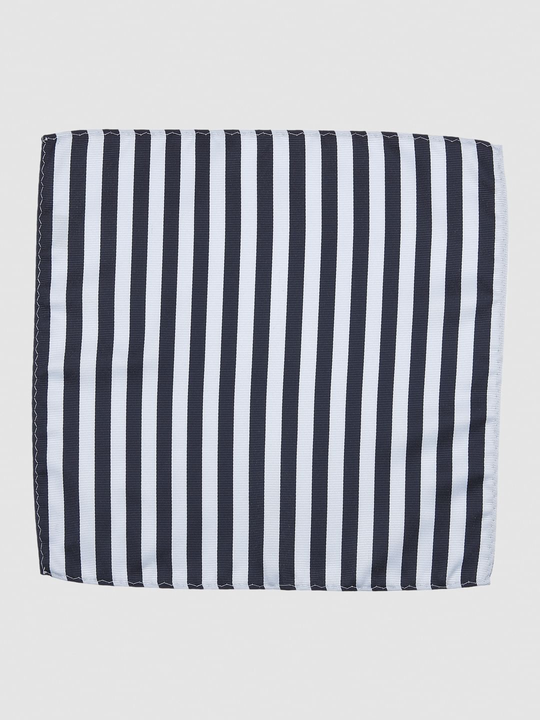 Light Blue Striped Bow Tie
