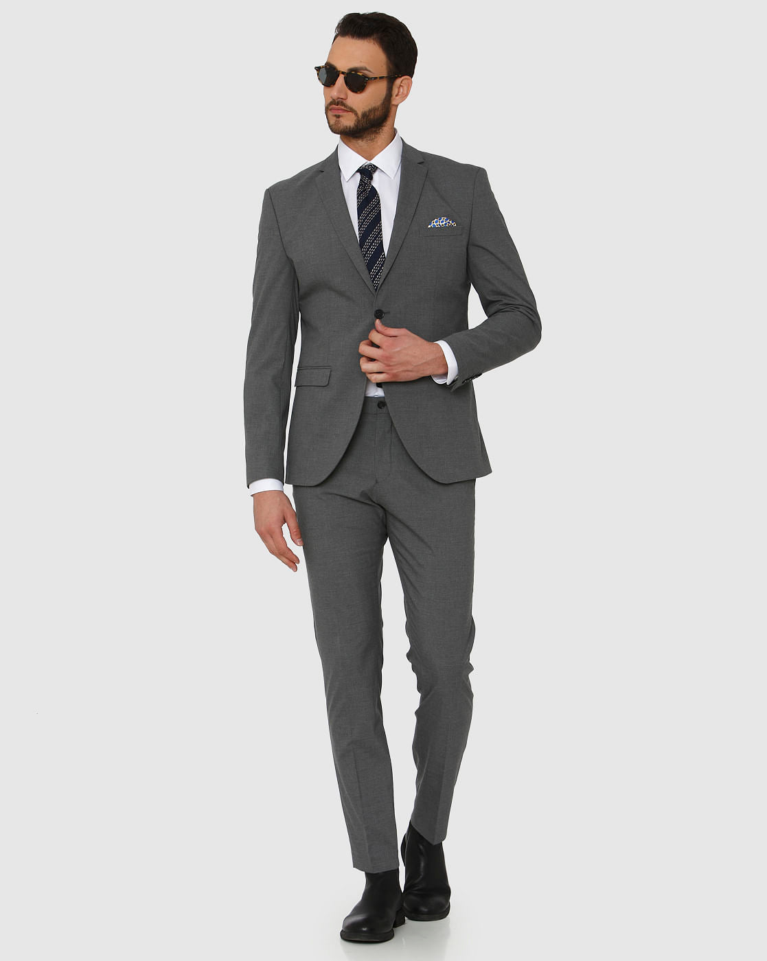 White Regular Fit Full Sleeves Formal Shirt