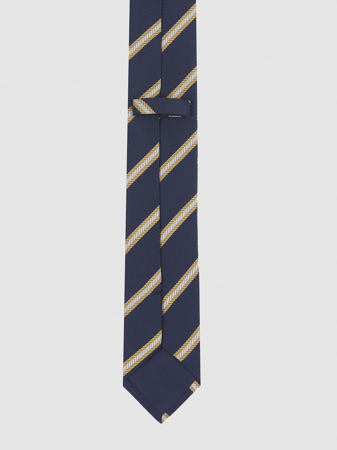 Navy Striped Tie