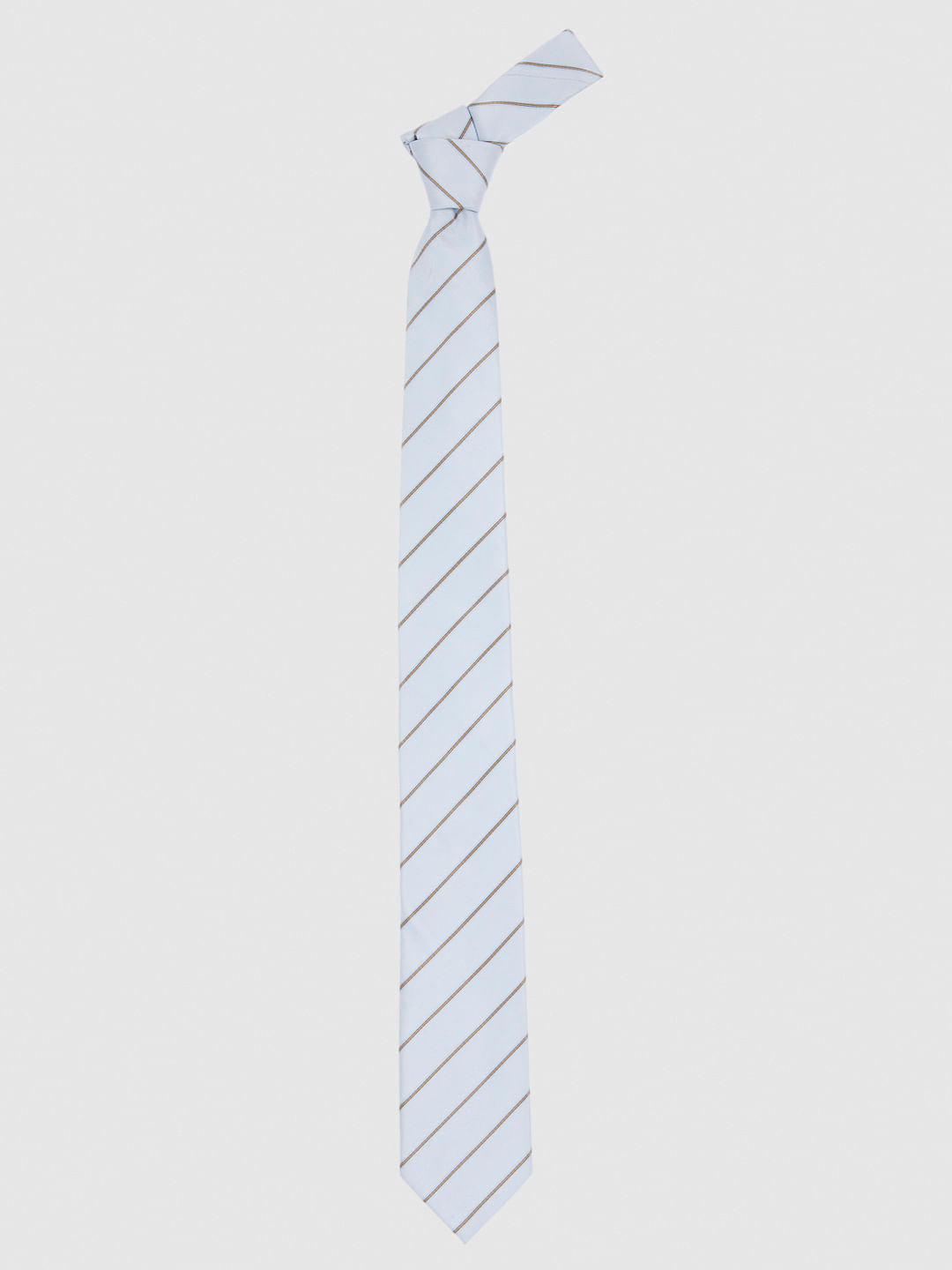 Light Blue Striped Tie