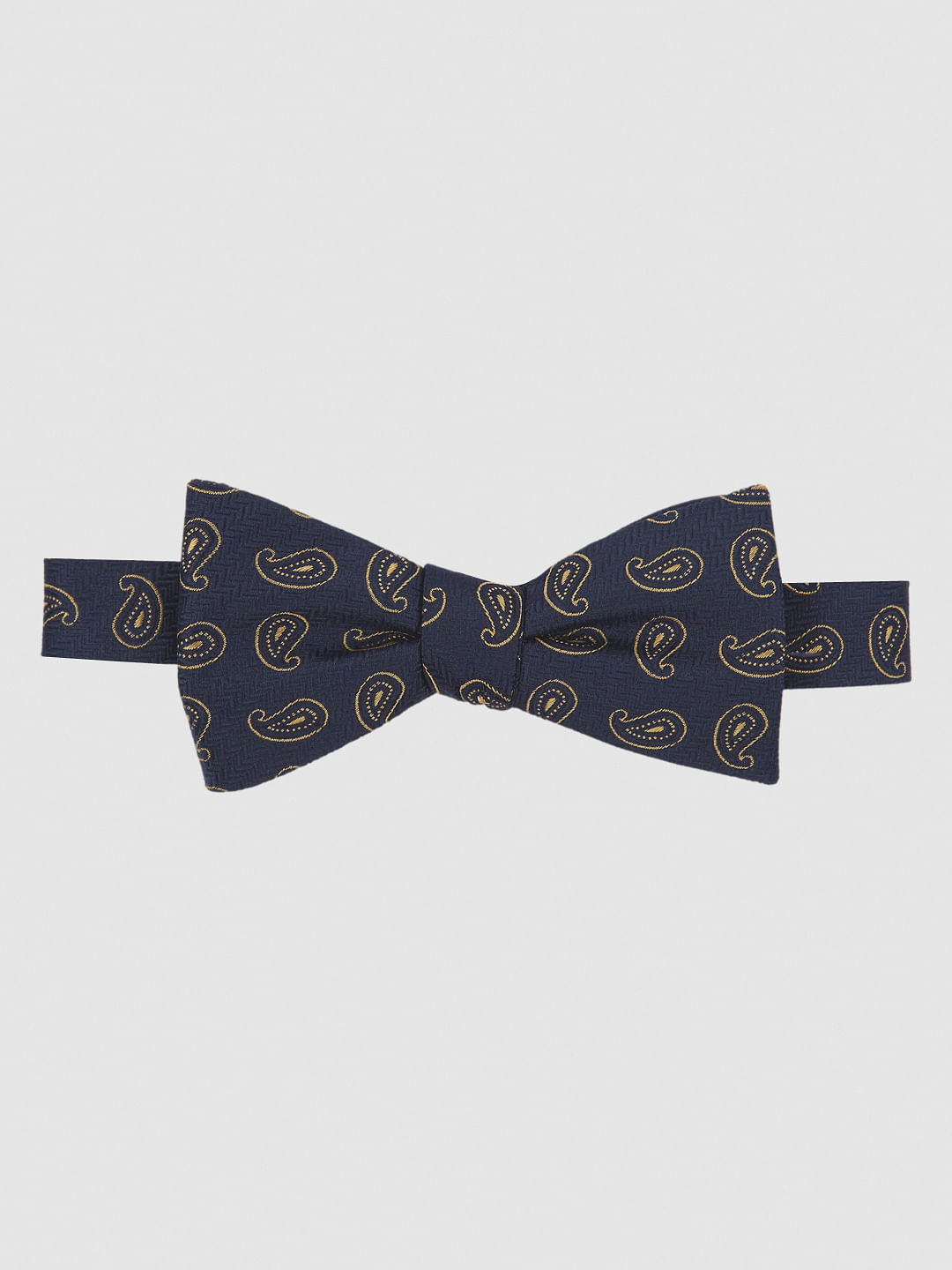 Navy All Over Print Bow Tie