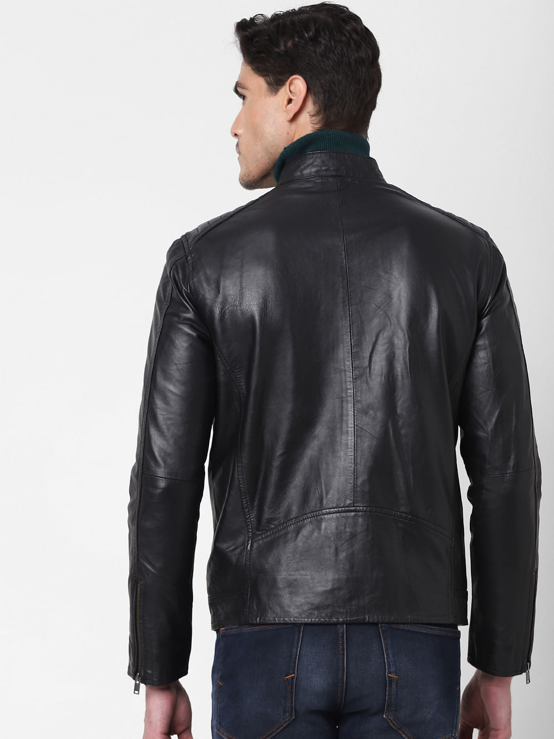 Black Racer Leather Jacket