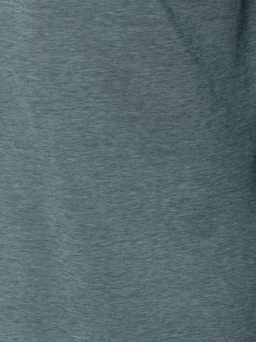 Green Self Design Full Sleeves Shirt