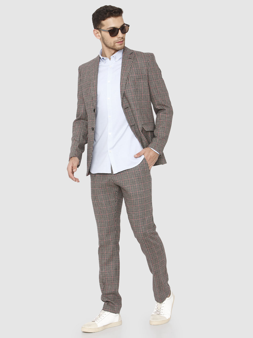 Light Blue Slim Fit Full Sleeves Shirt