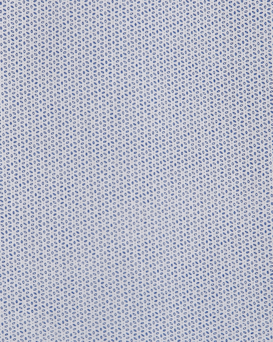 Light Blue Micro Ditsy Print Slim Fit Short Sleeves Shirt