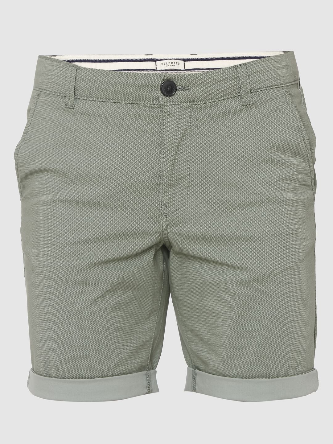 Green Chino Shorts