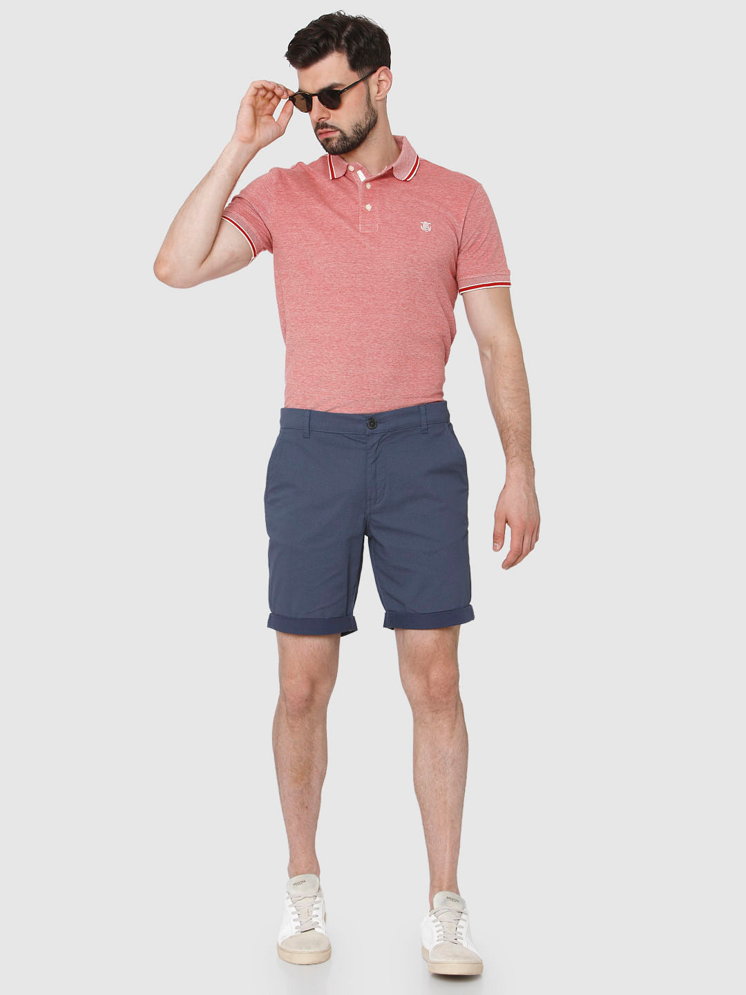 Blue Chino Shorts