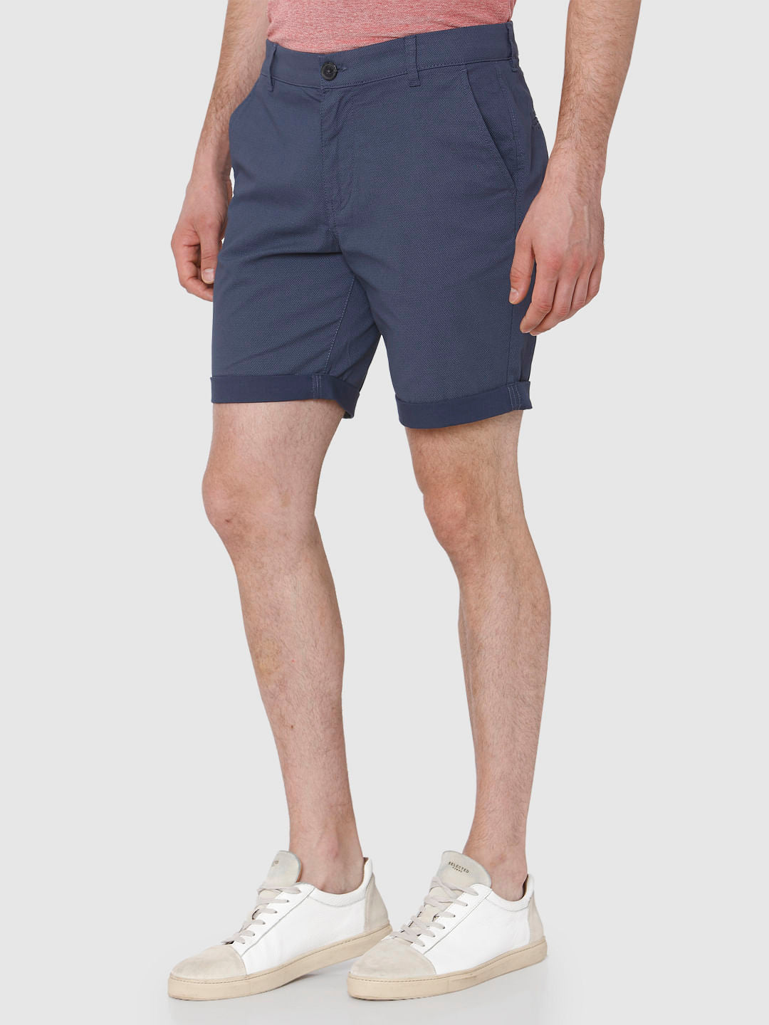 Blue Chino Shorts
