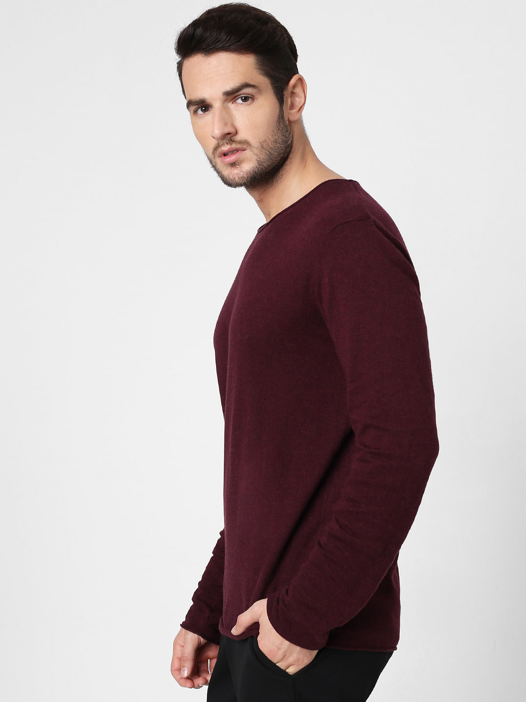 Burgundy Pullover