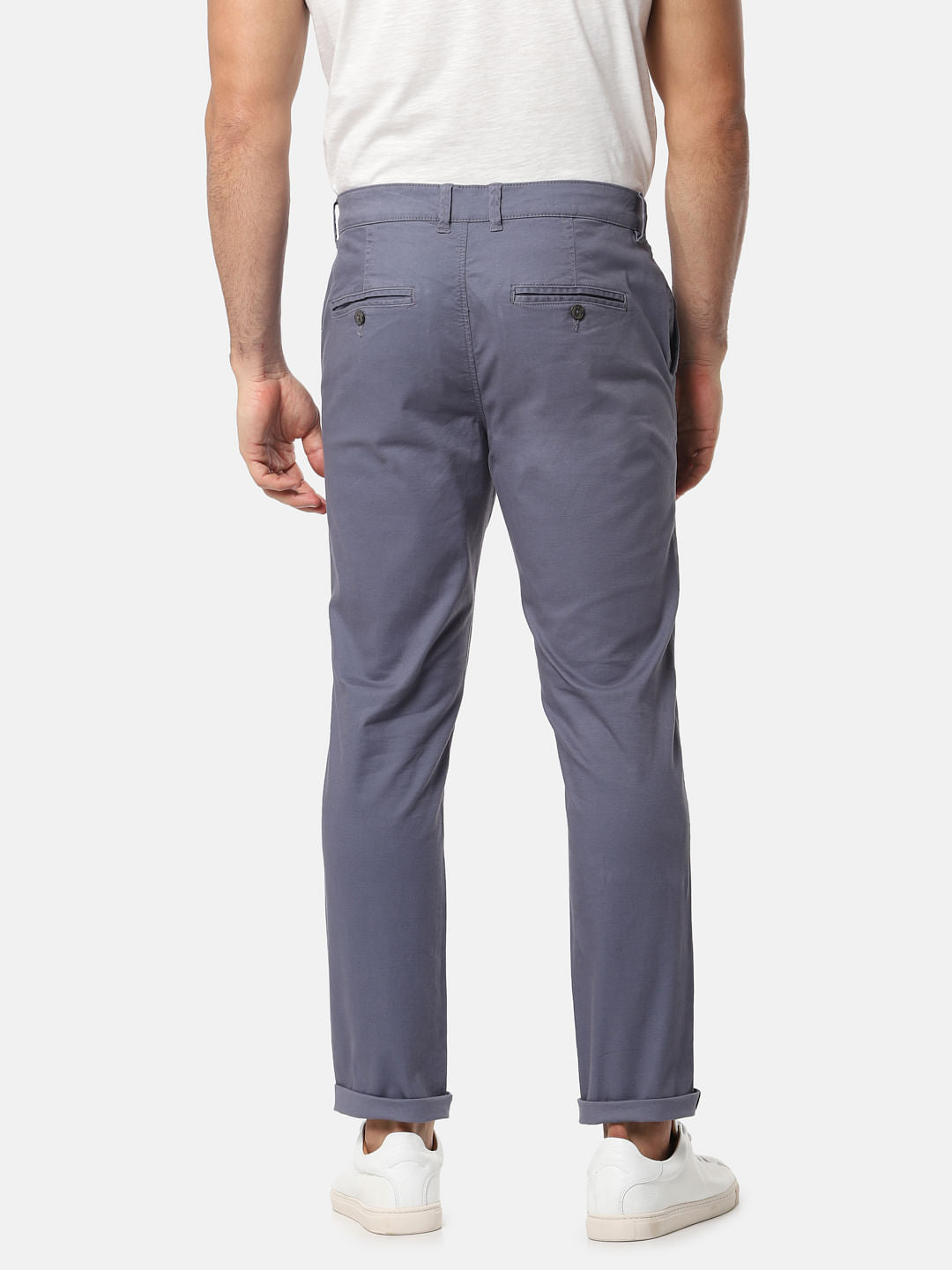 Grey Slim Fit Chinos