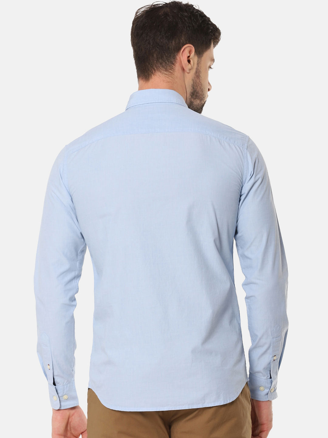 Blue Formal Full Sleeves Shirt