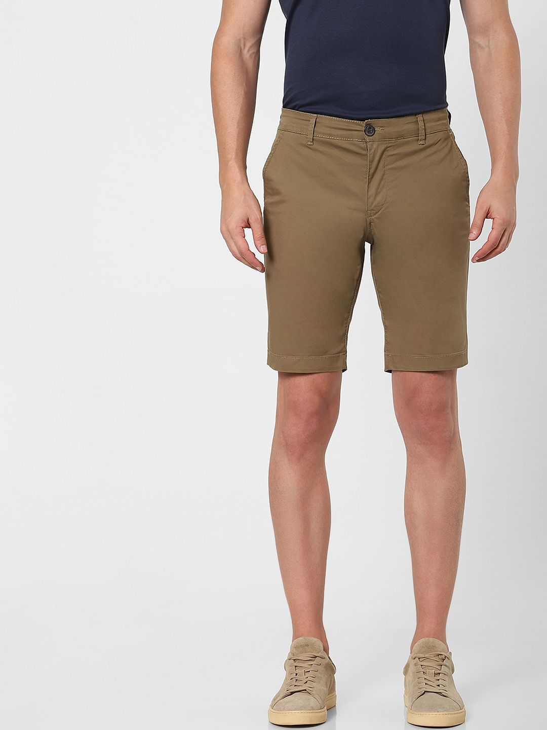 Brown Organic Cotton Chino Shorts