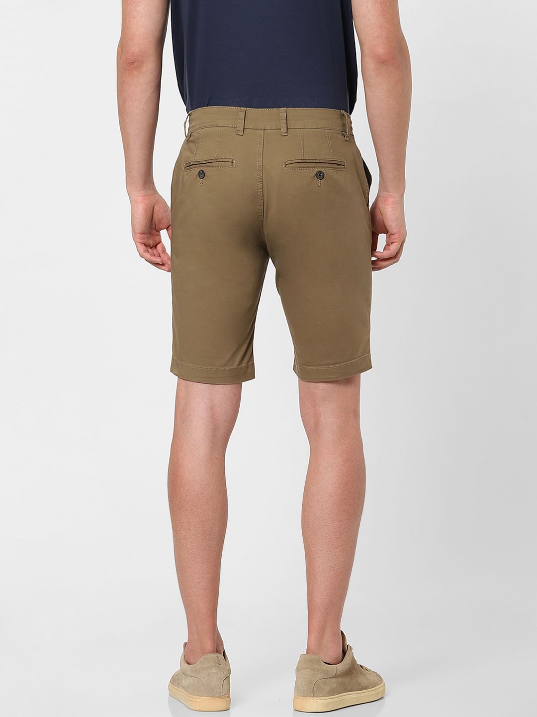 Brown Organic Cotton Chino Shorts