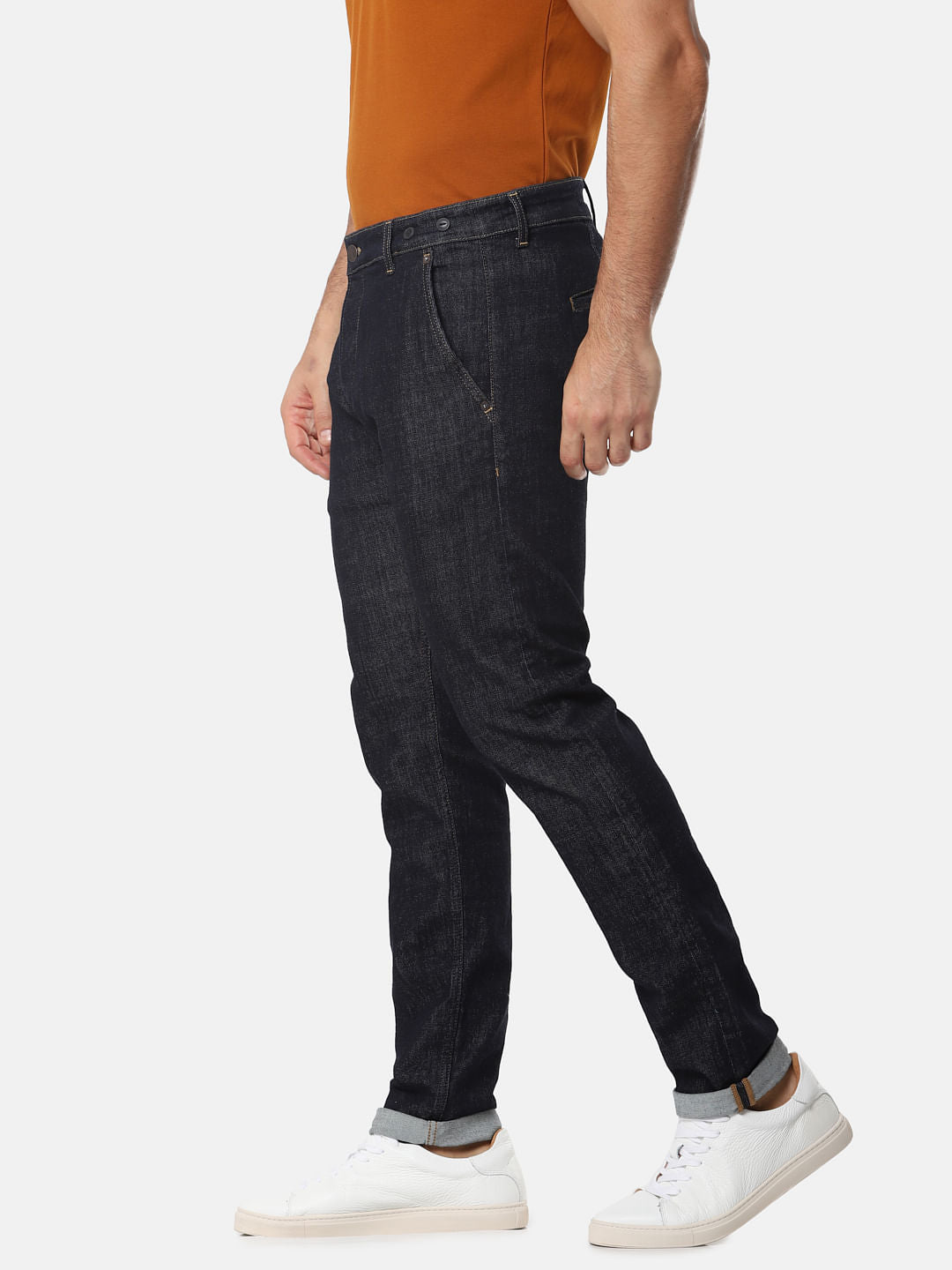 Dark Blue Nick Slim Tapered Fit Jeans