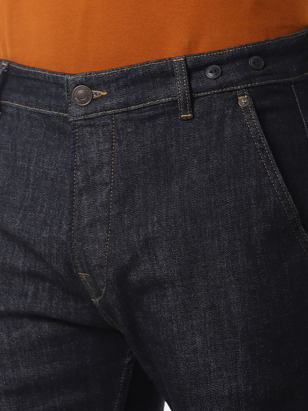 Dark Blue Nick Slim Tapered Fit Jeans