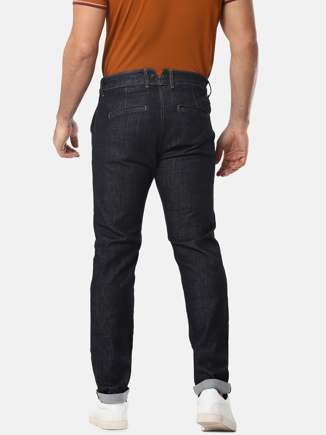 Dark Blue Nick Slim Tapered Fit Jeans