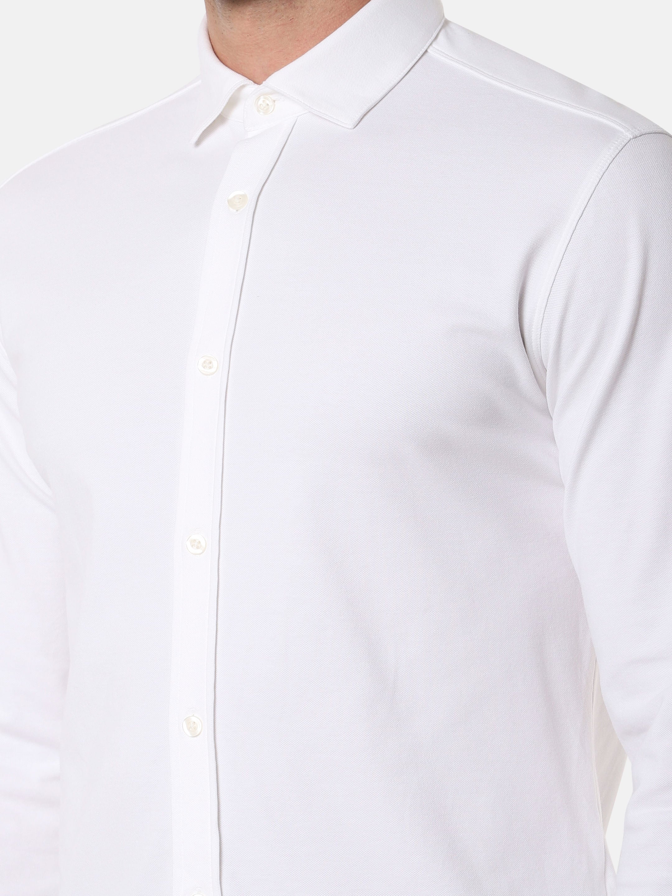 White Full Sleeves Shirt
