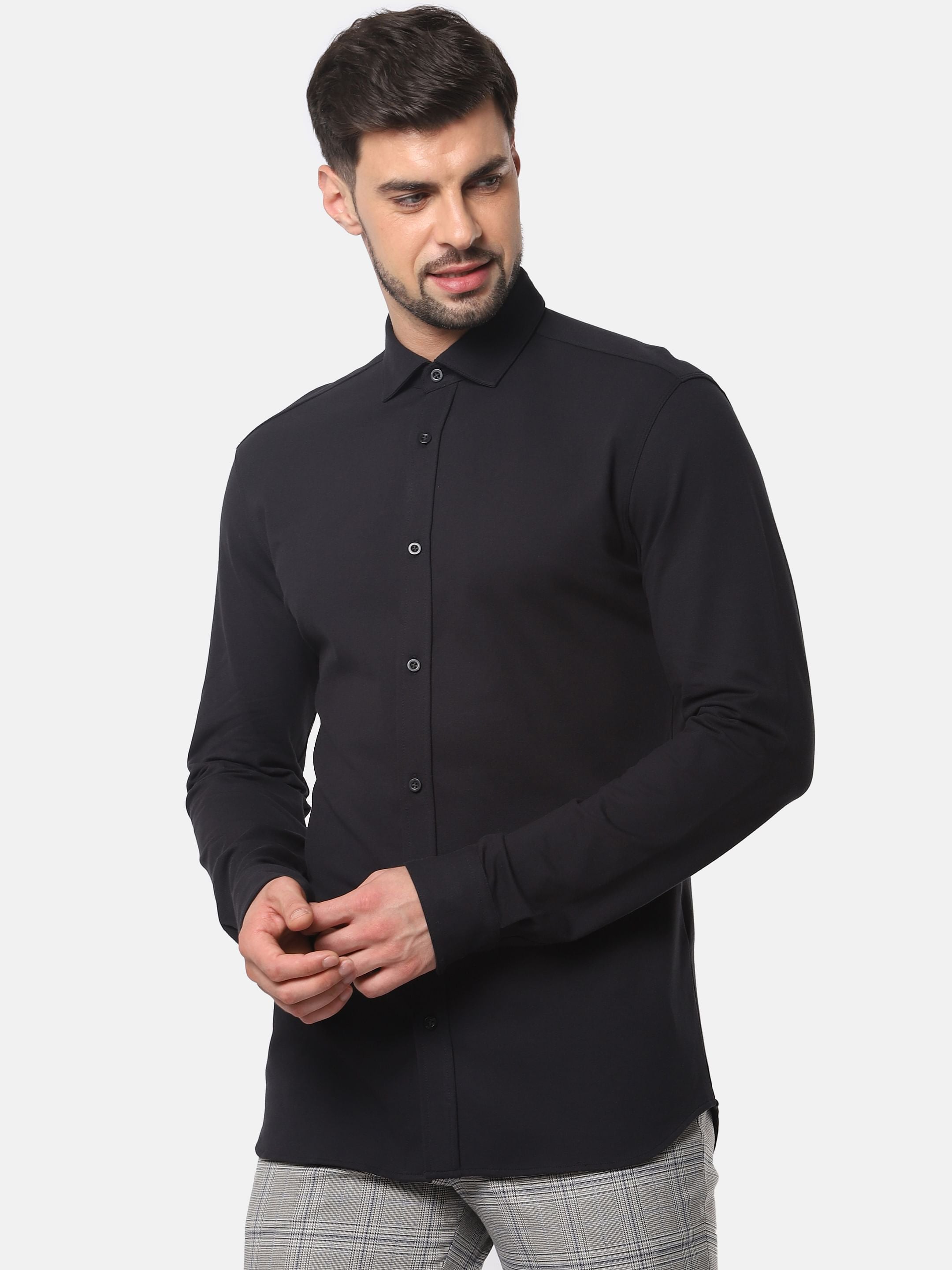 Black Full Sleeves Shirt