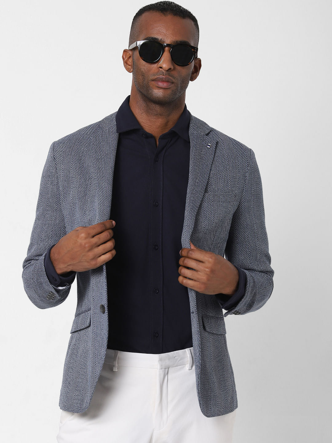 Dark Blue Full Sleeves Shirt