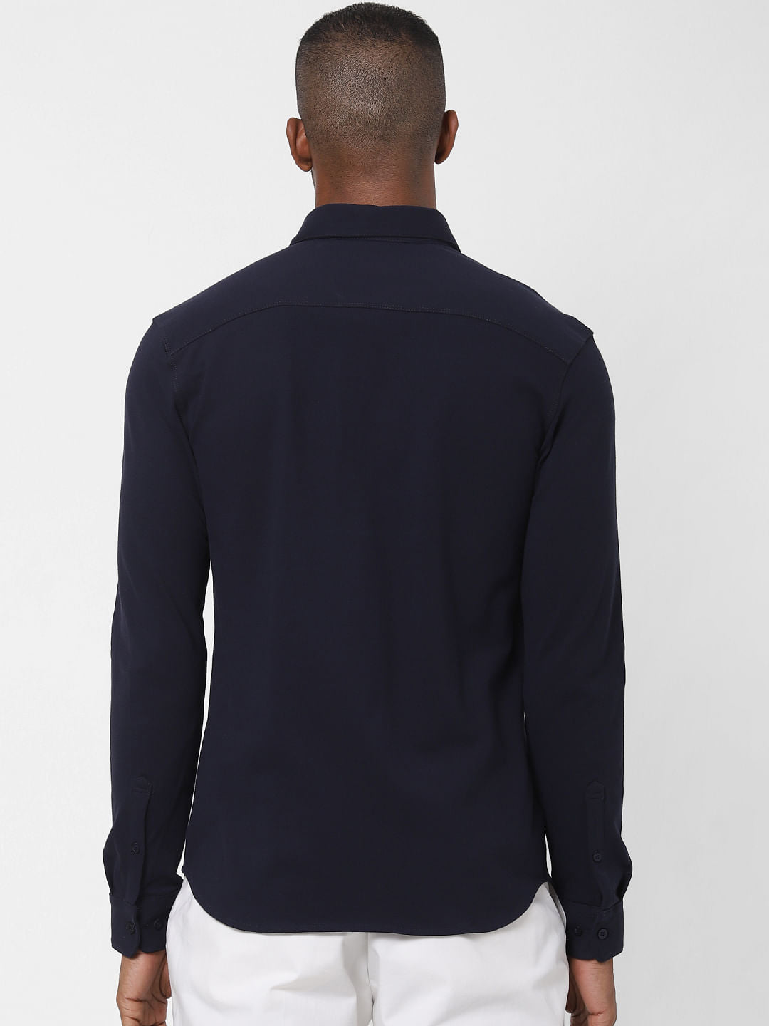 Dark Blue Full Sleeves Shirt