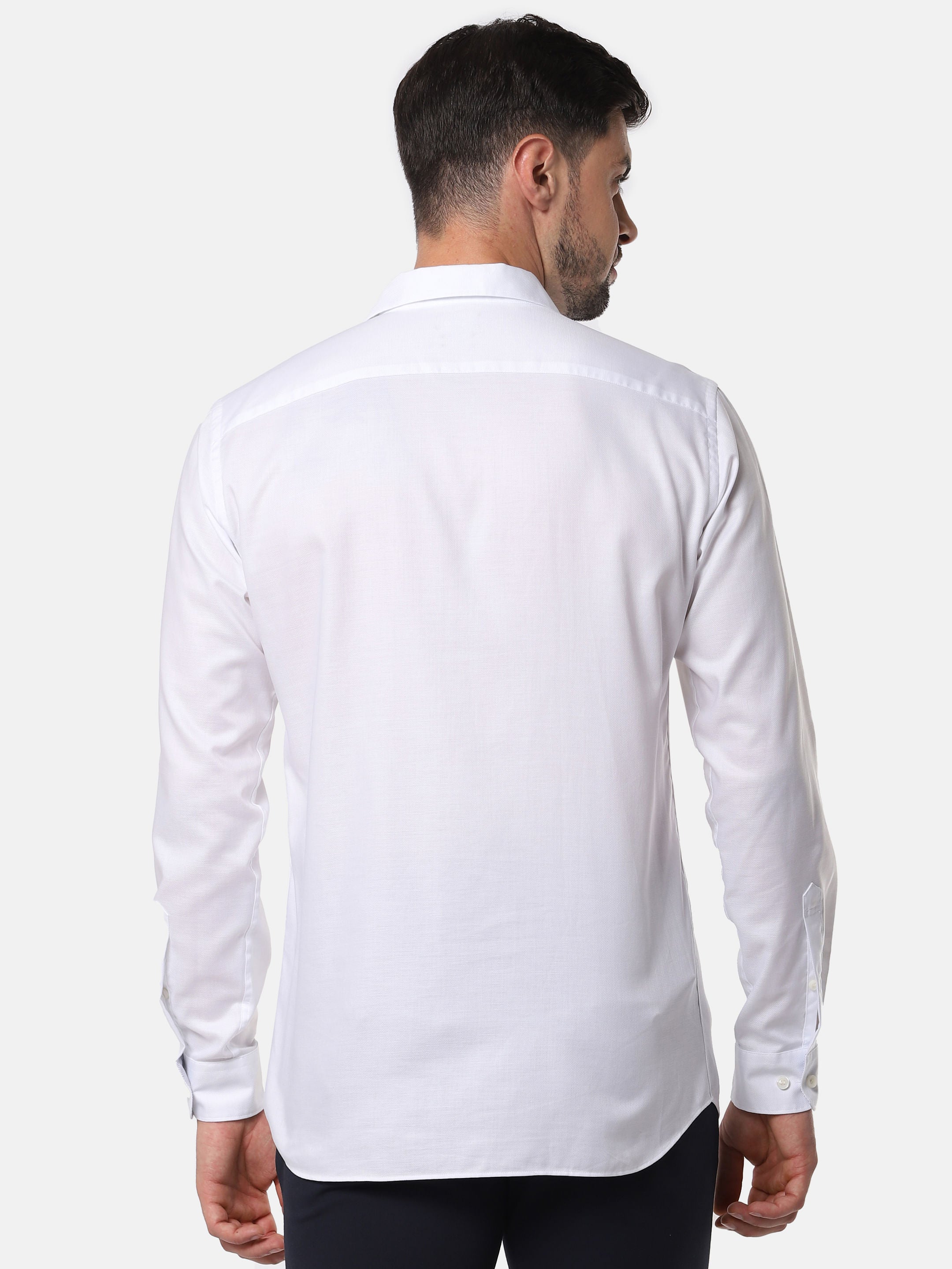 White Full Sleeves Shirt
