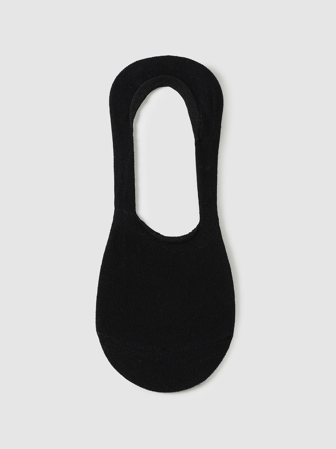 Pack Of 3 Black No Show Socks