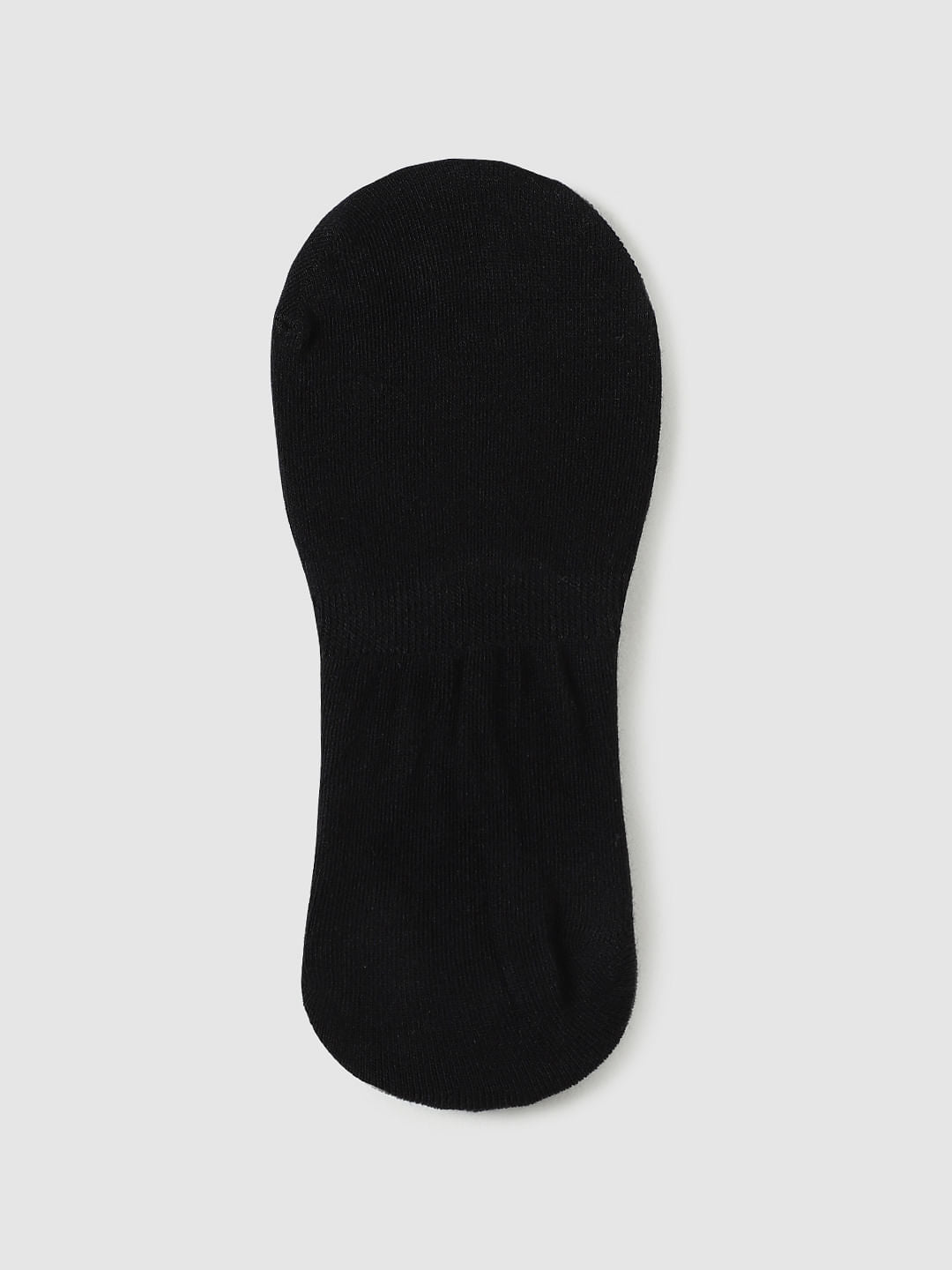 Pack Of 3 Black No Show Socks