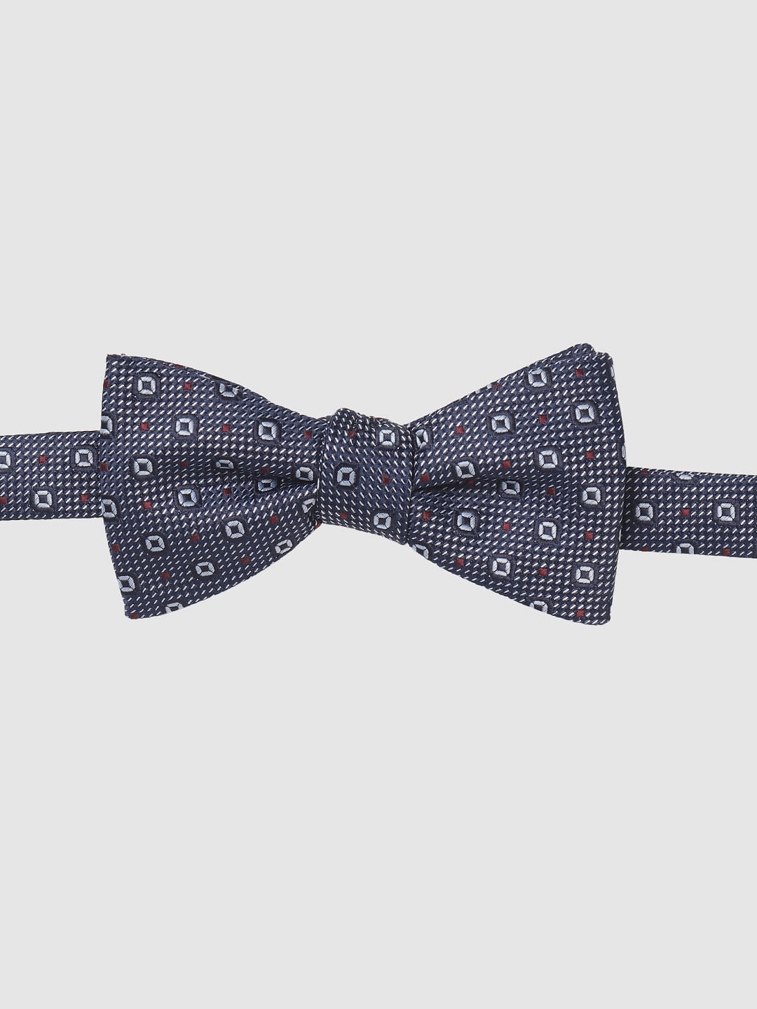Blue Dobby Bow Tie