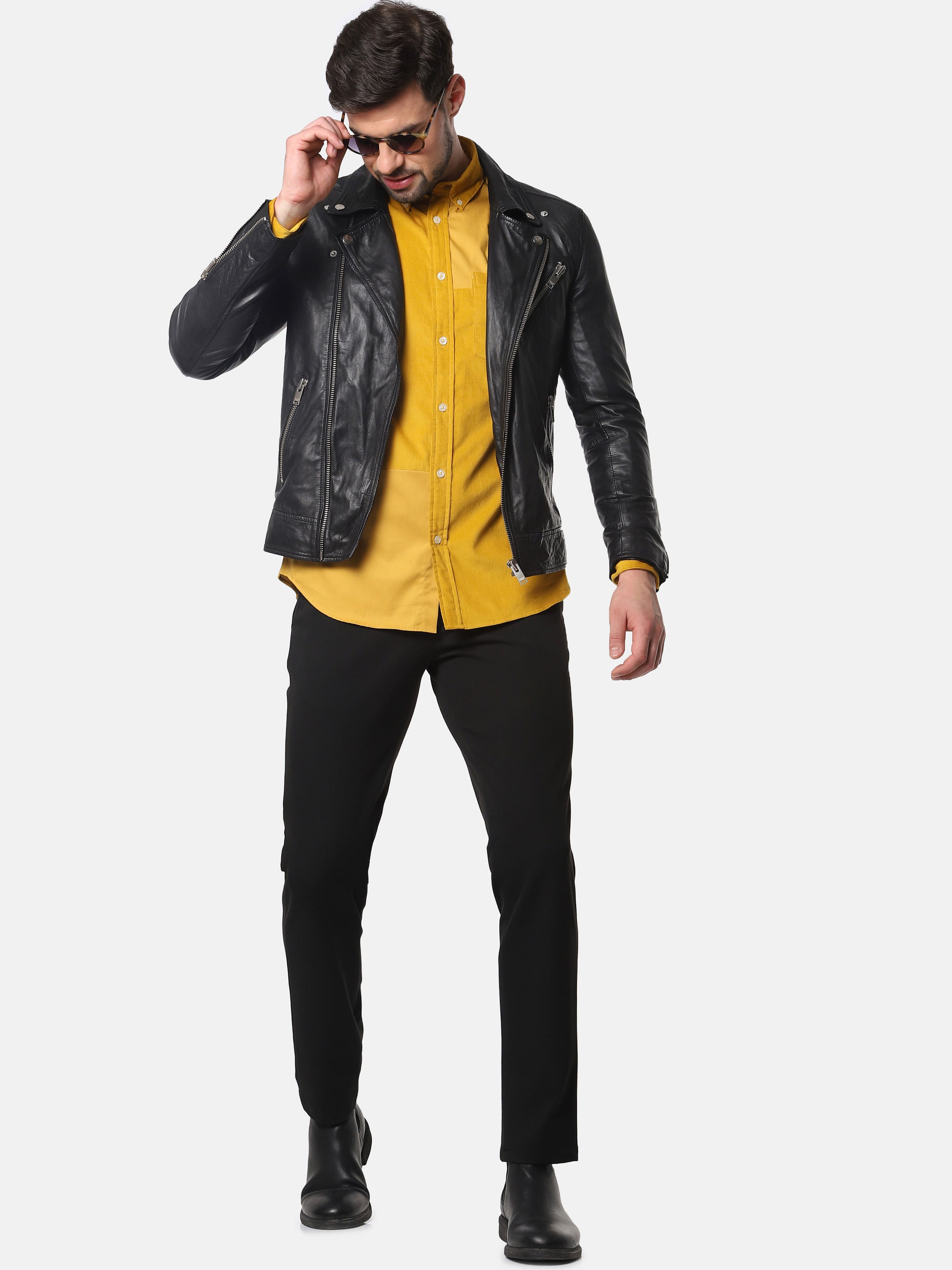 Yellow Full Sleeves Shirt