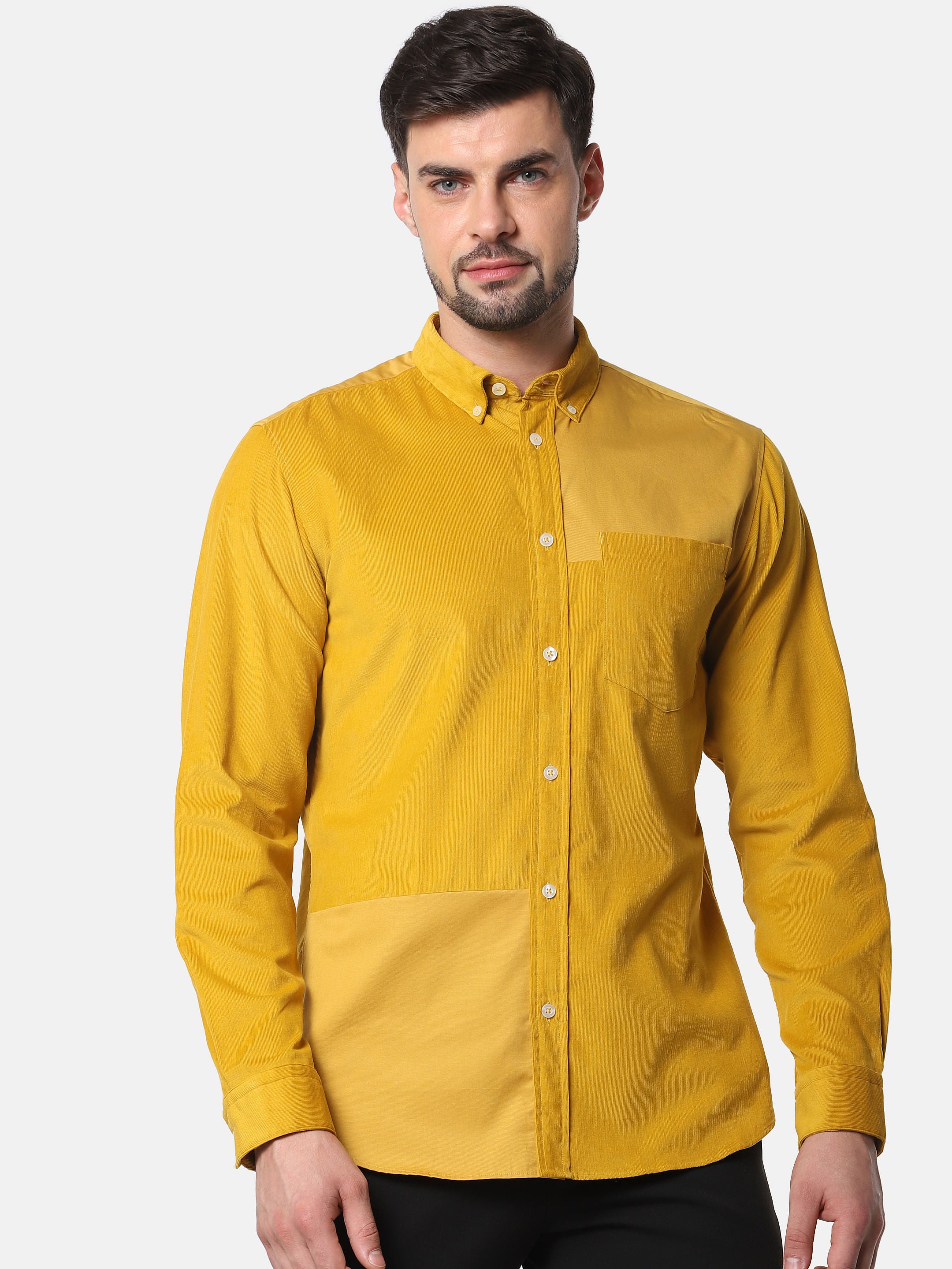 Yellow Full Sleeves Shirt