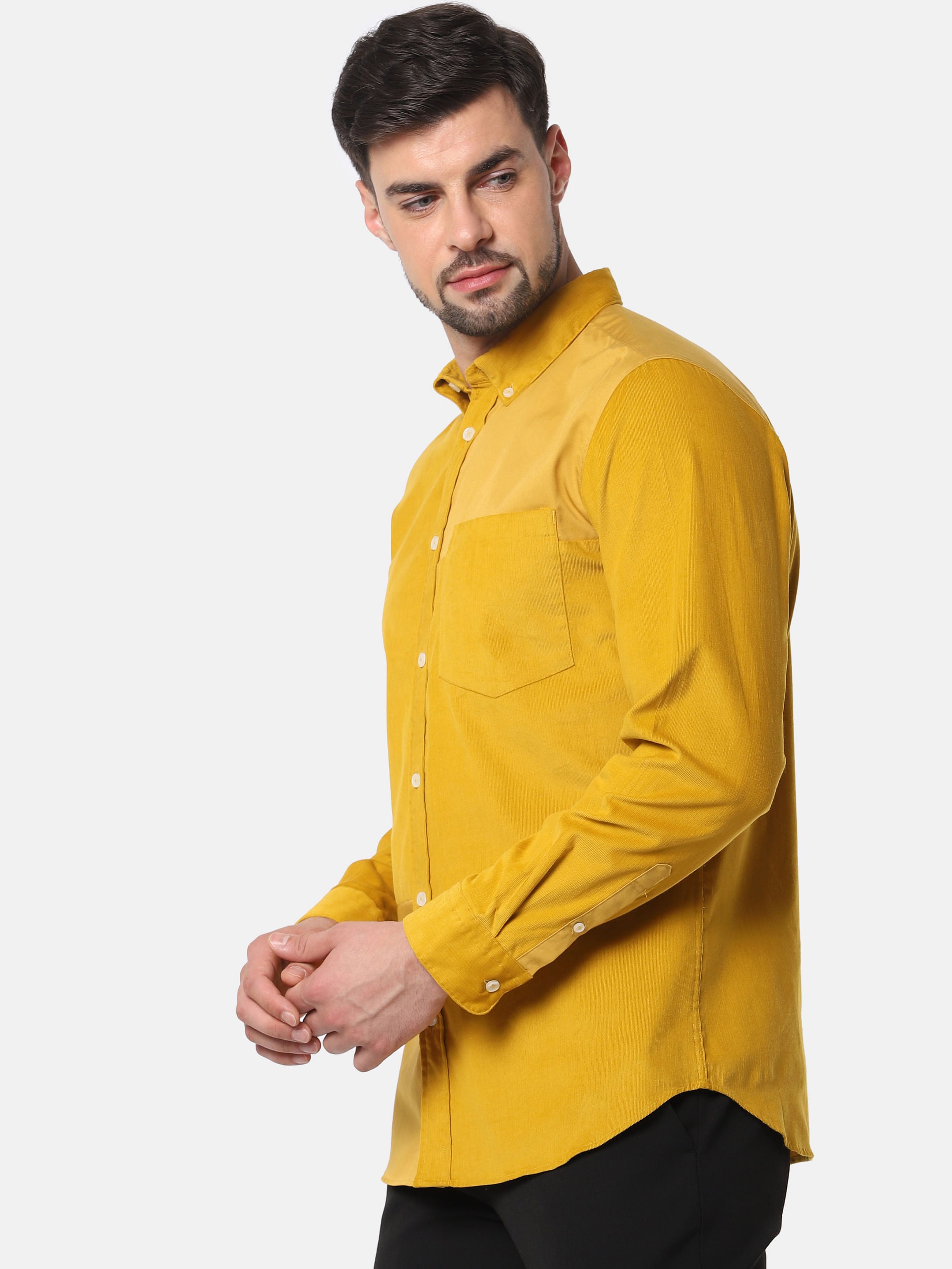 Yellow Full Sleeves Shirt