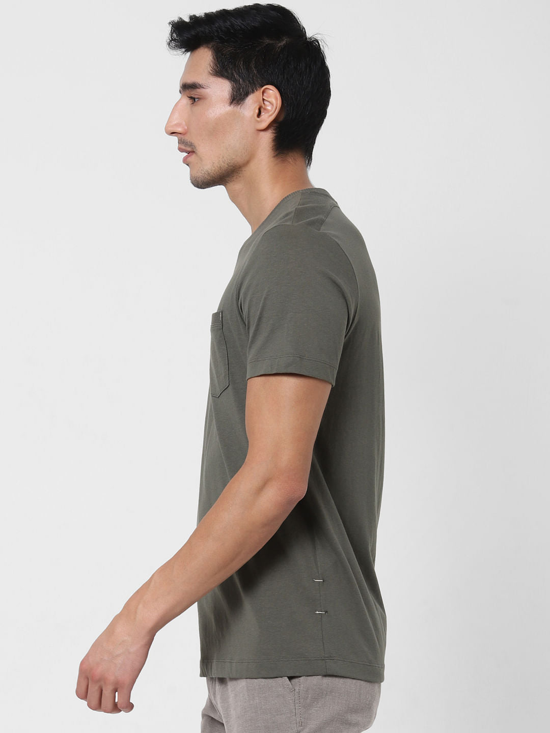 Green Crew Neck T-Shirt