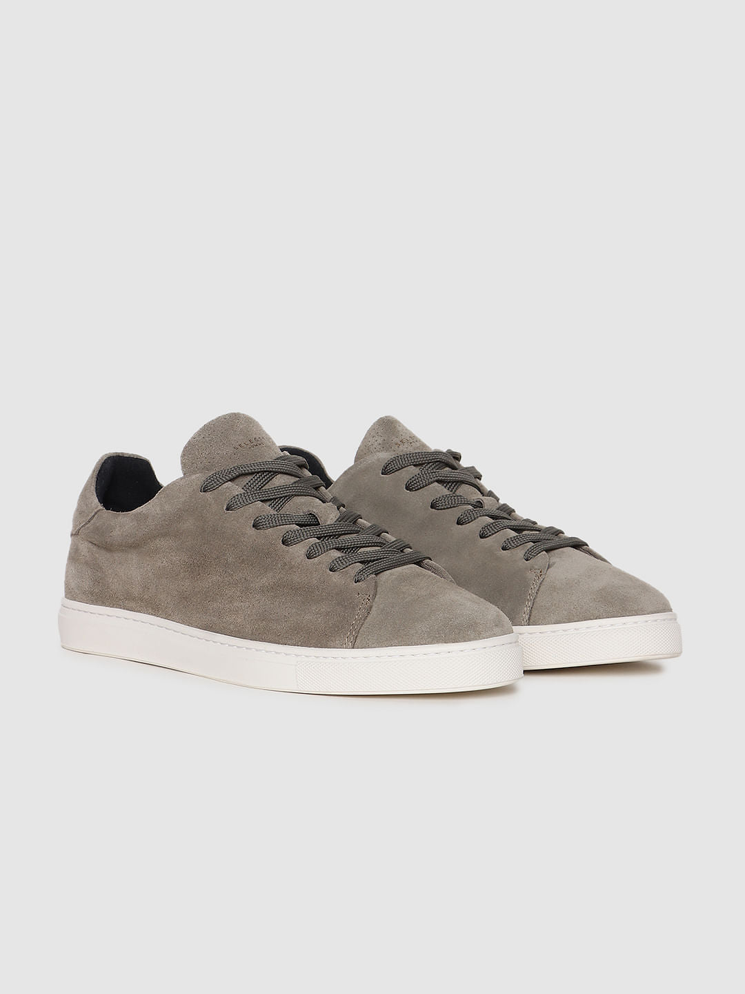 Grey Suede Sneakers