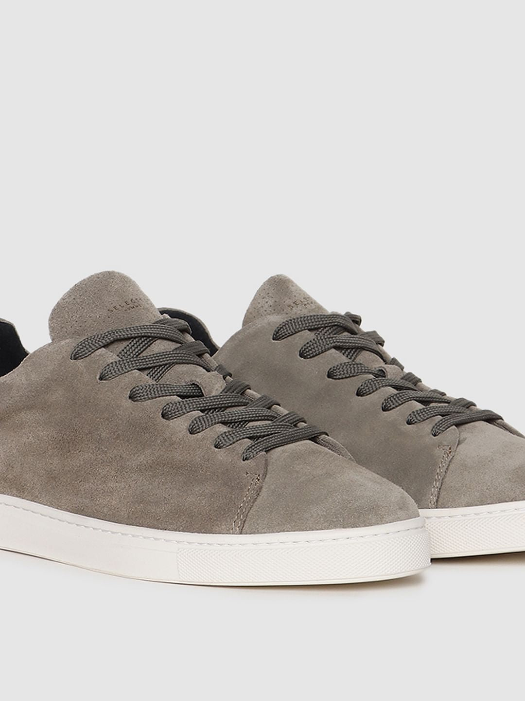 Grey Suede Sneakers