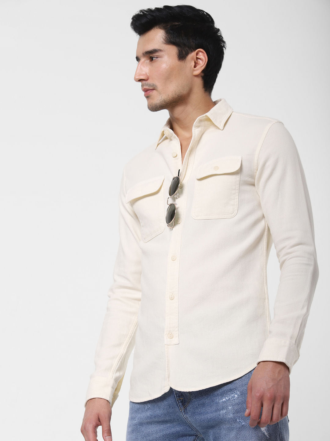 Off-White Full Sleeves Shirt