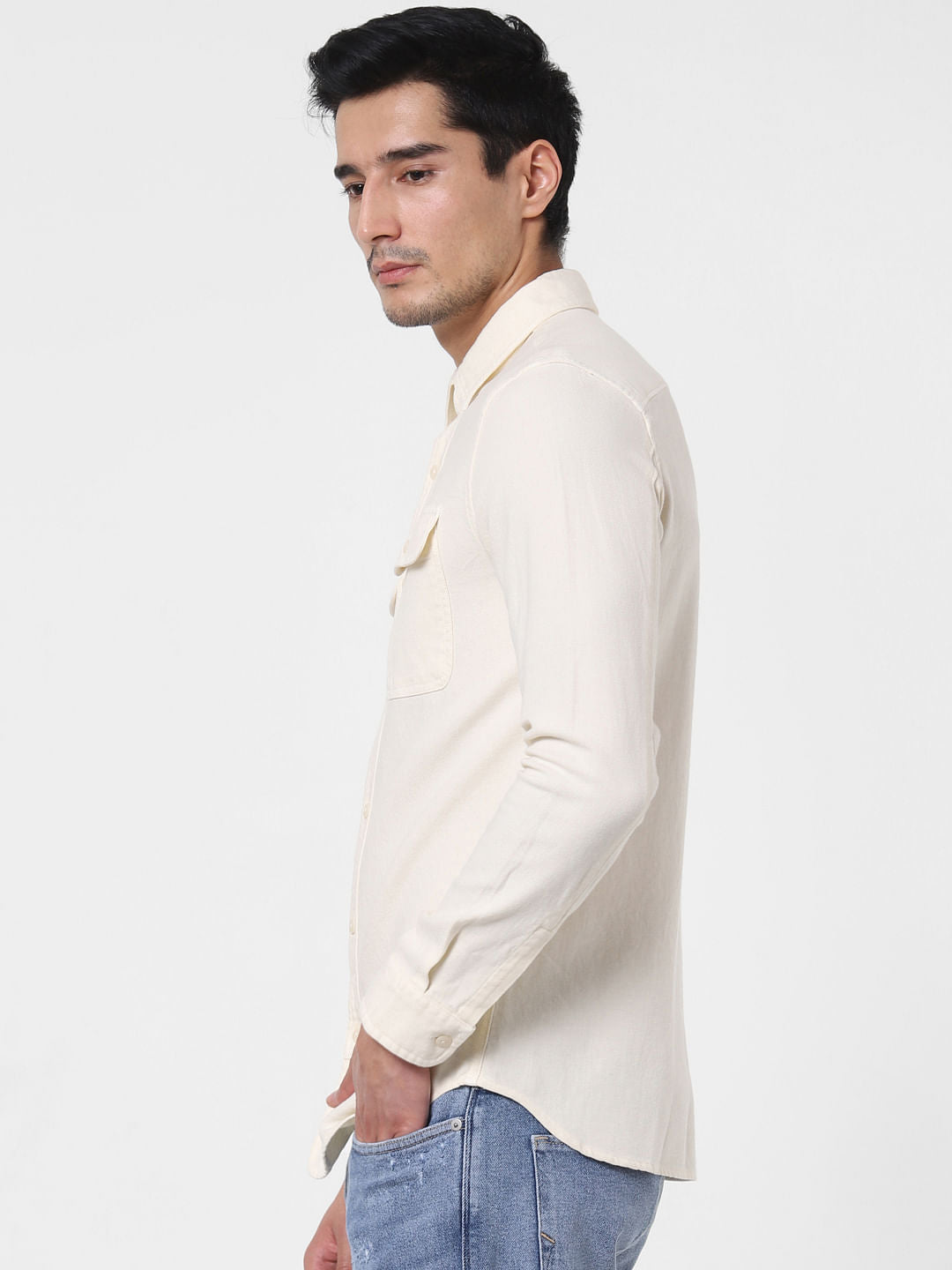 Off-White Full Sleeves Shirt