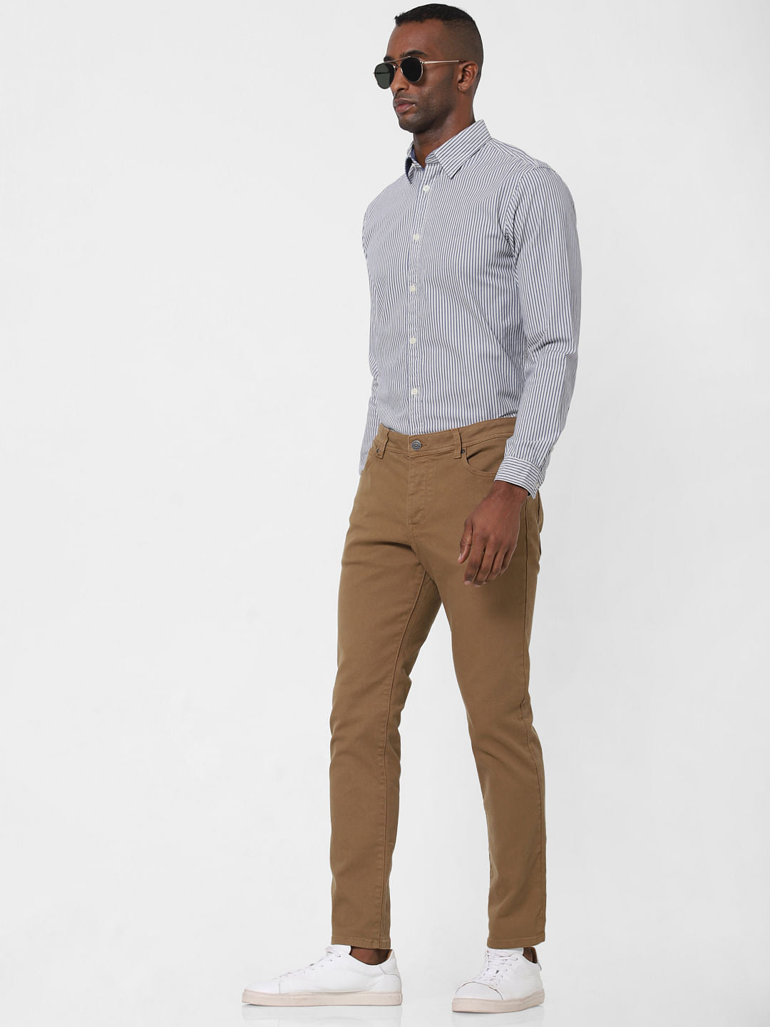 Khaki Slim Fit Chinos