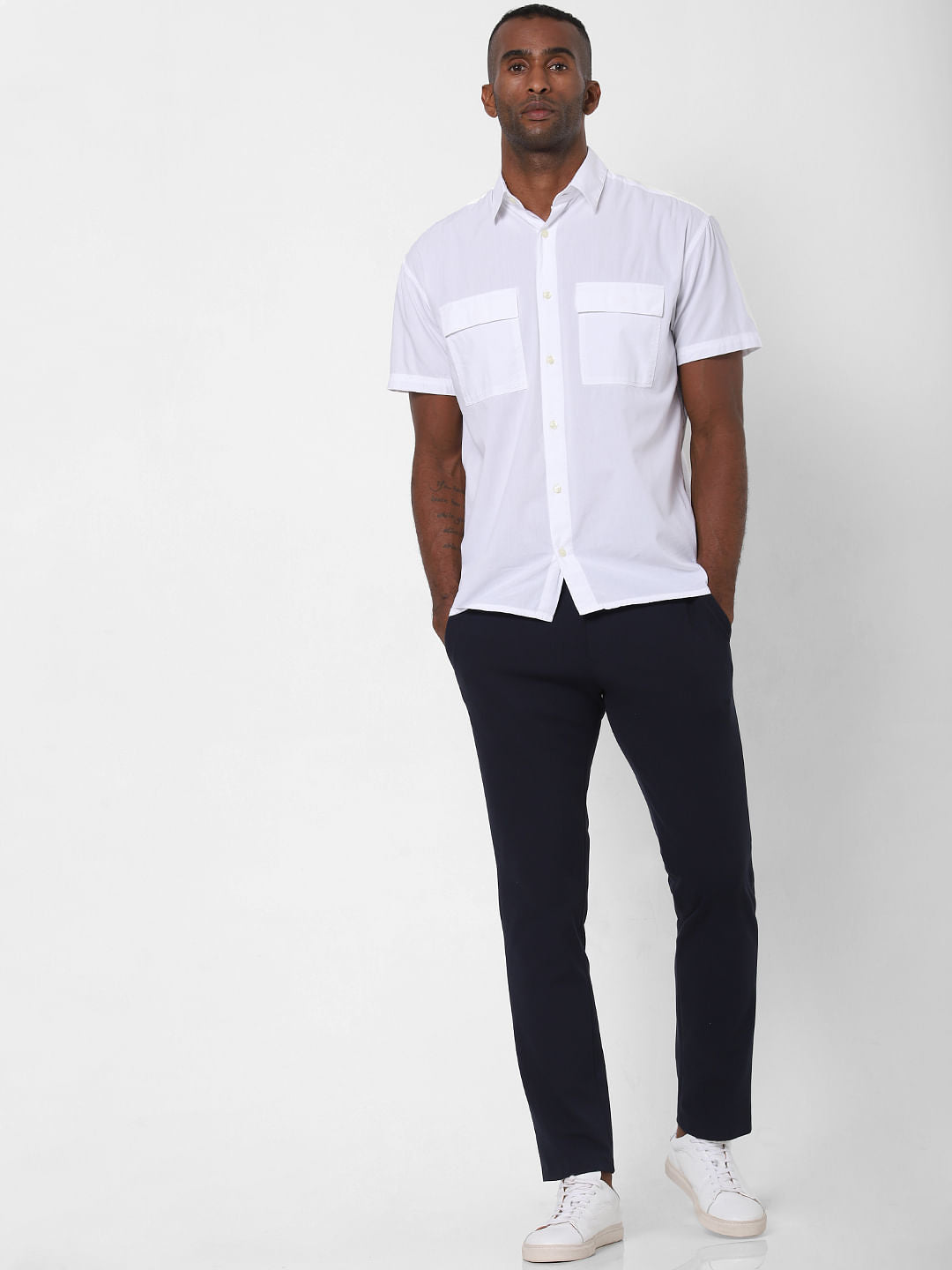 White Short Sleeves Shirt