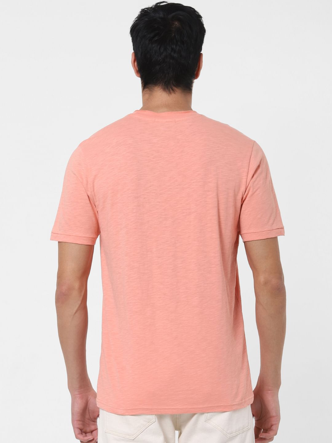 Pink Graphic Print Crew Neck T-Shirt
