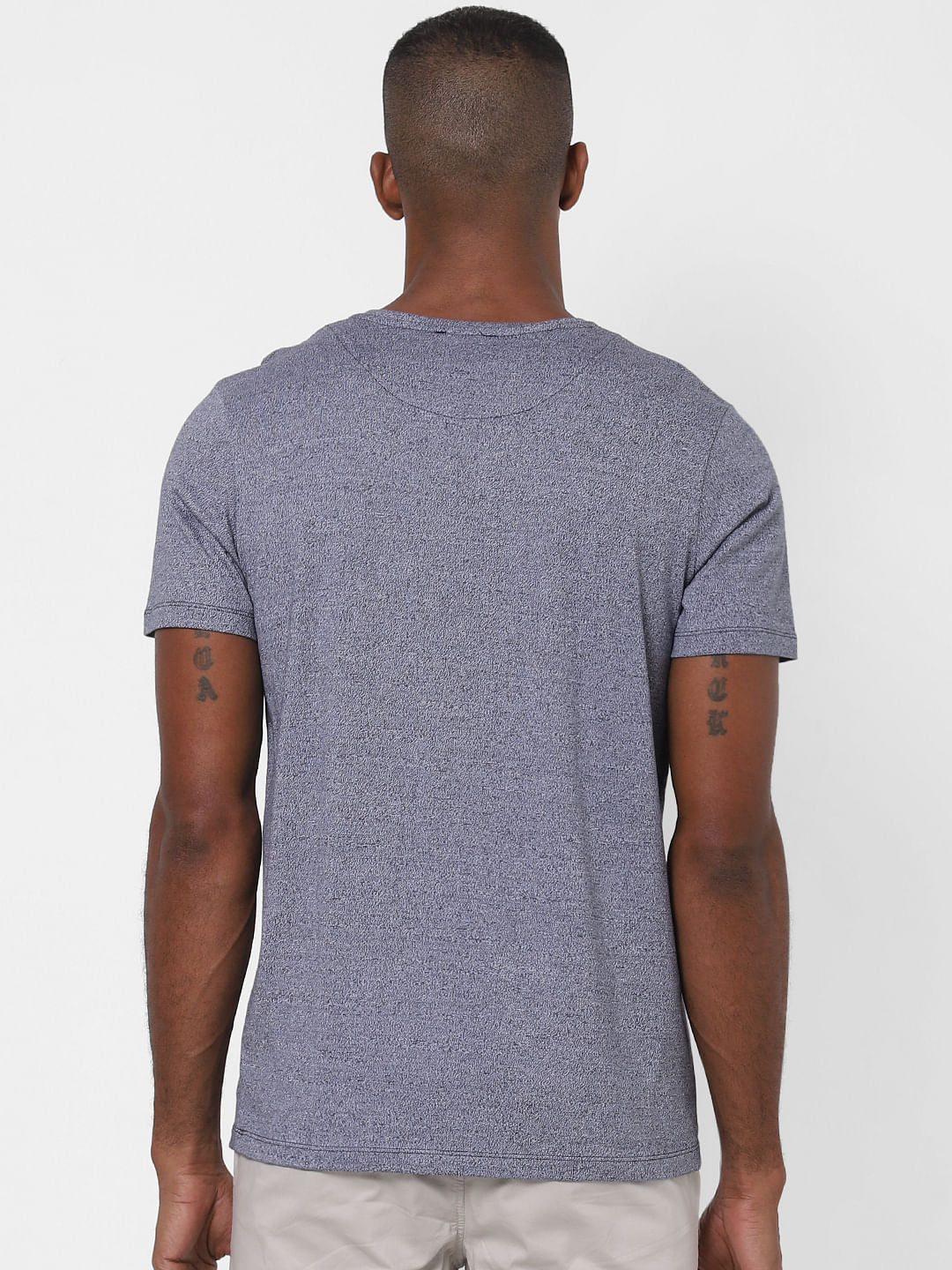 Blue Crew Neck T-Shirt