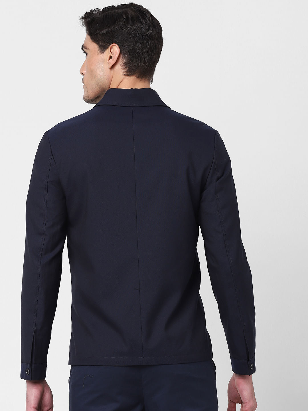 Navy Blue Triple Buttoned Blazer
