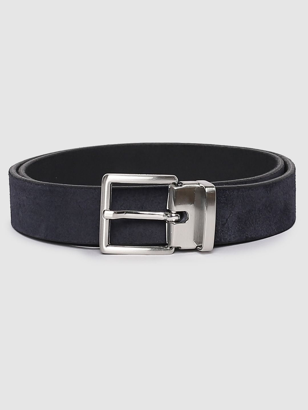 Dark Blue Suede Belt