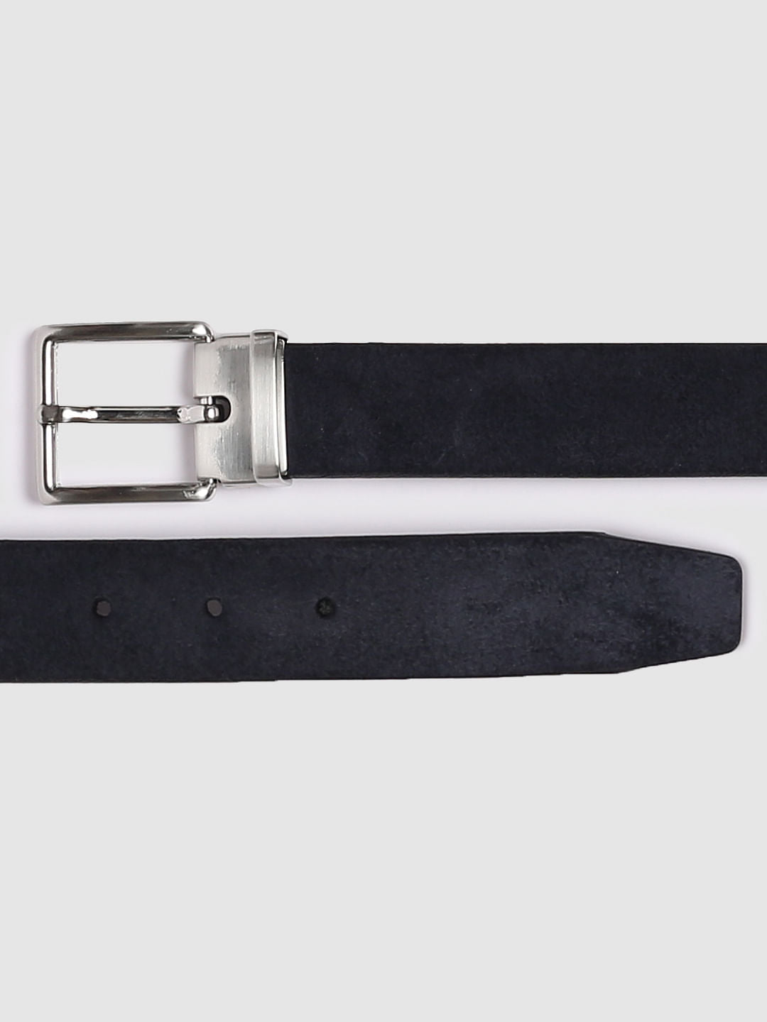 Dark Blue Suede Belt