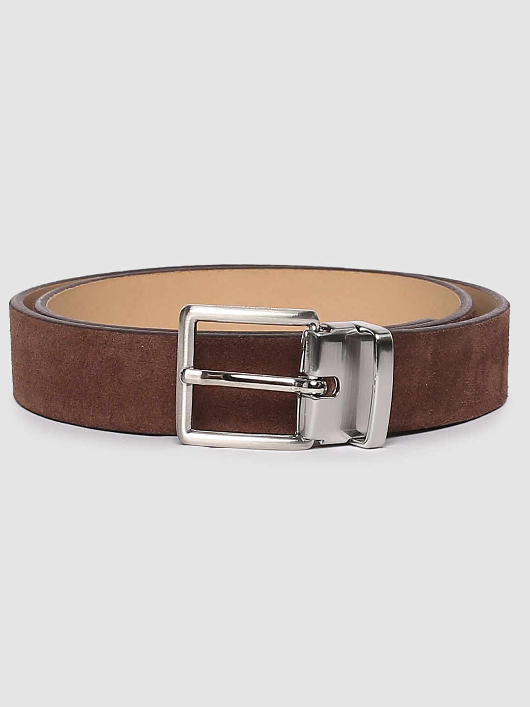 Brown Suede Belt