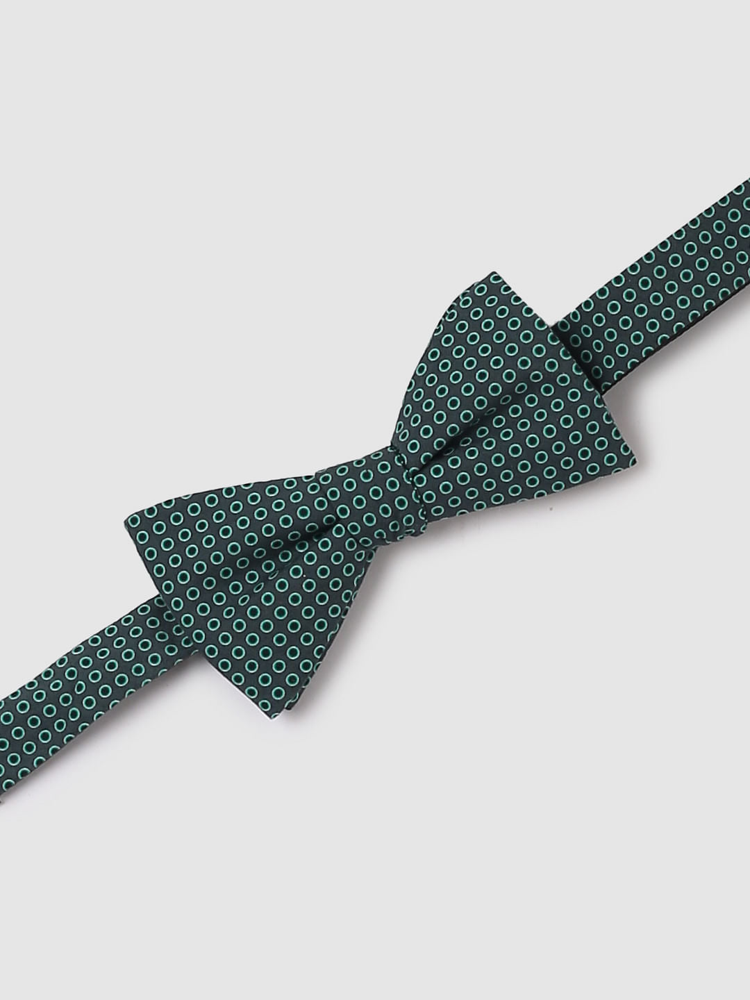 Green All Over Print Bow Tie