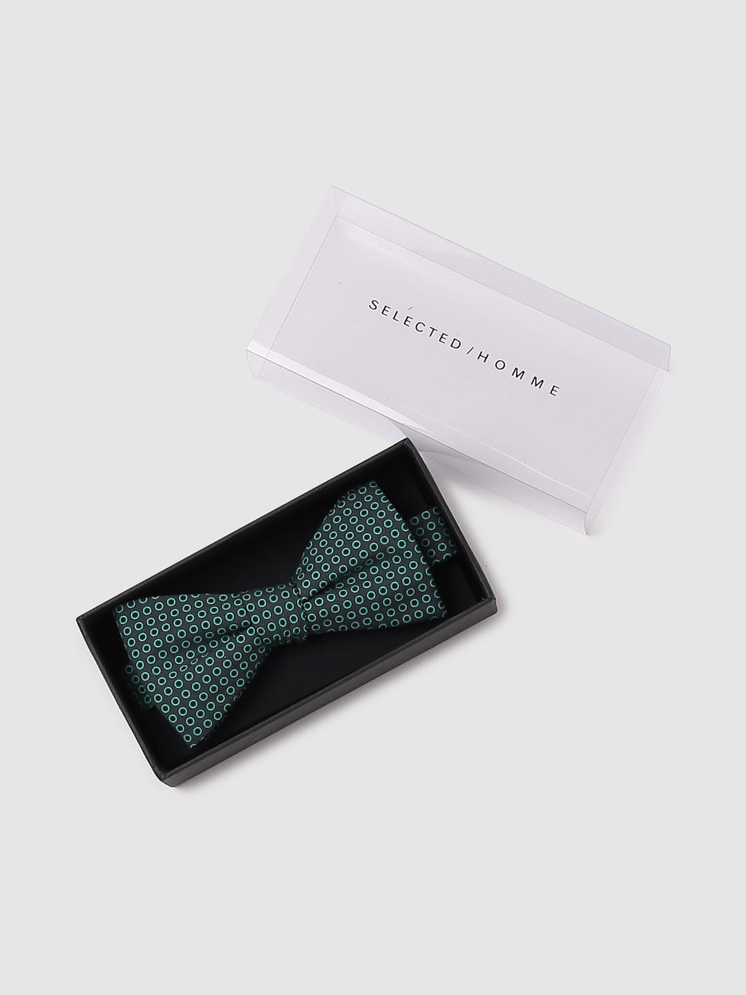 Green All Over Print Bow Tie
