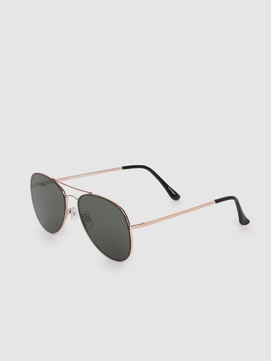 Green Oval Sunglasses