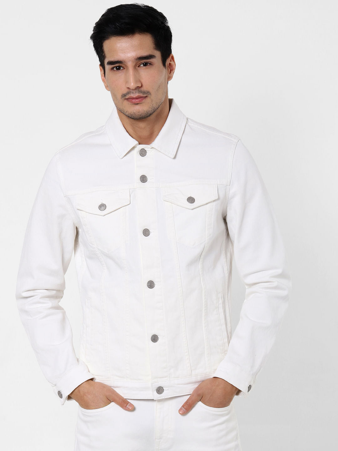 White Denim Jacket
